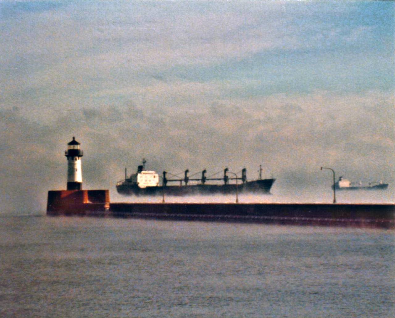 Duluth Ships At Anchor